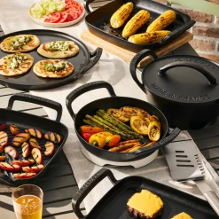 Alpine Outdoor 4.25 qt. Round Dutch Oven in Matte Black