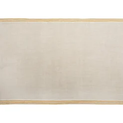 Alsace Natural Tea Towels in Natural & Mustard, Set of 2