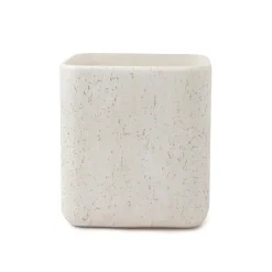 Aman Waste Basket in Ivory