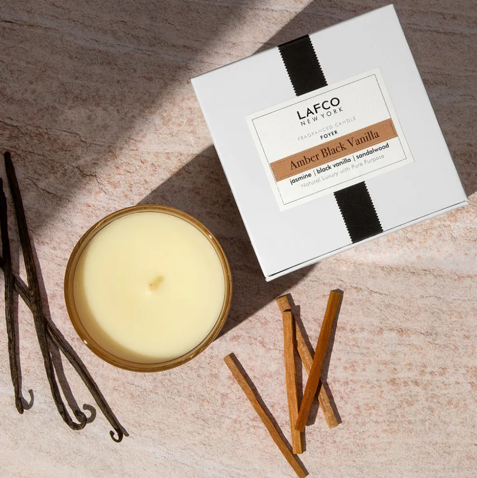 Amber Black Vanilla Classic Candle