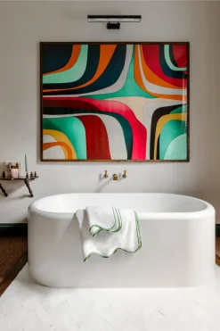 Amelia Scalloped Bath Towels