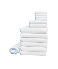 Amelia Scalloped Bath Towel Large Family Bundle