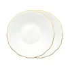 Amelie Brushed Gold Set of 2, Soup / Pasta Bowl