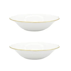 Amelie Brushed Gold Set of 2, Soup / Pasta Bowl