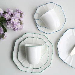 Amelie Forest Green Set of 2, Mugs
