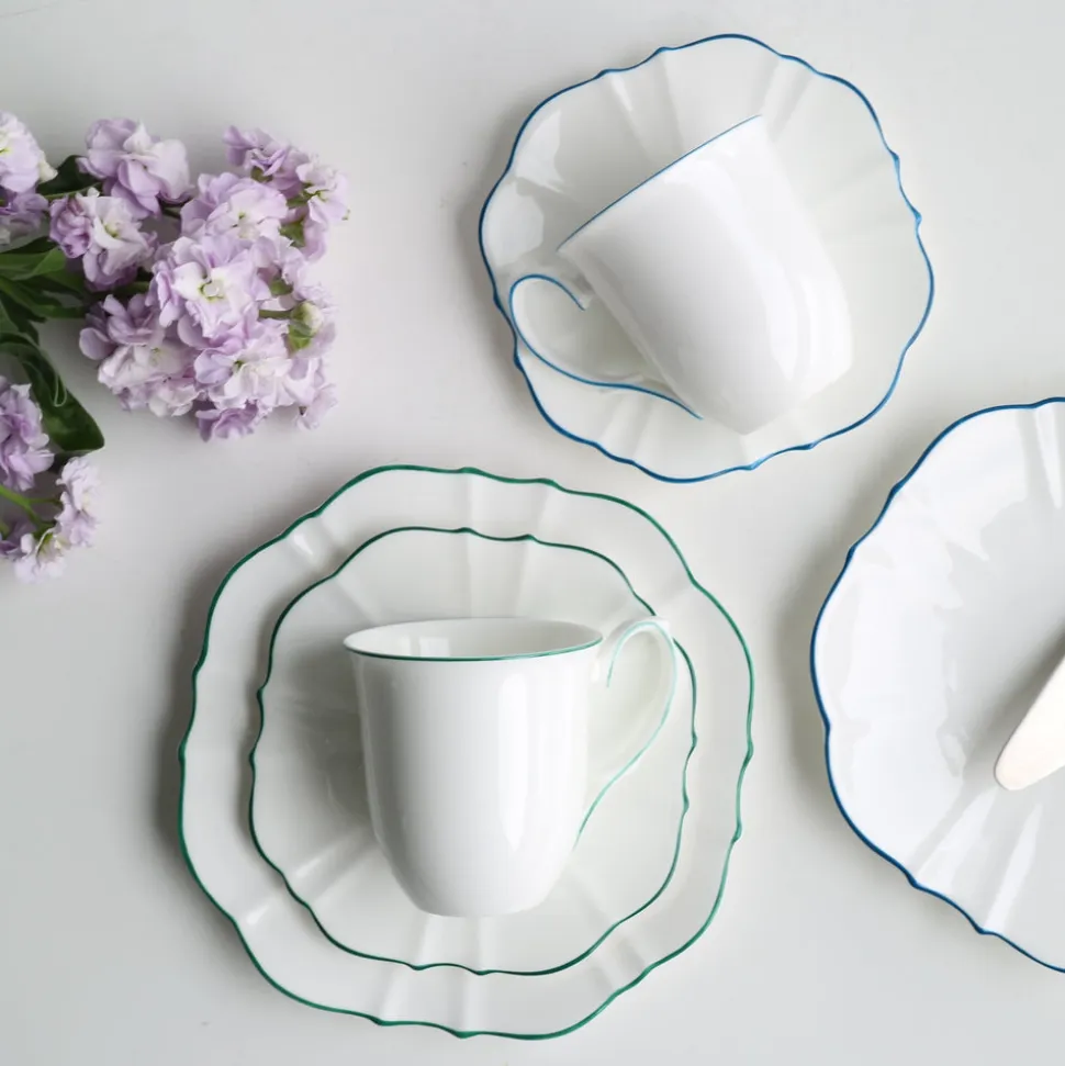 Amelie Forest Green Set of 2, Mugs