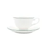 Amelie Forest Green Tea Cup & Saucer
