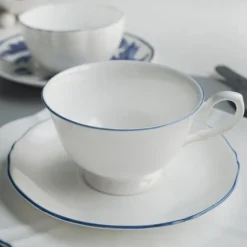 Amelie Royal Blue Tea Cup & Saucer