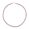 Amethyst Heishi Cut Necklace