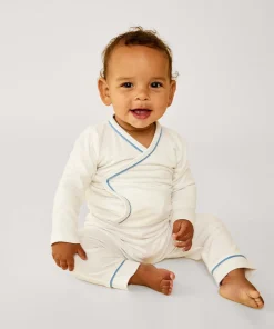 Andy Baby Legging in Blue Piping
