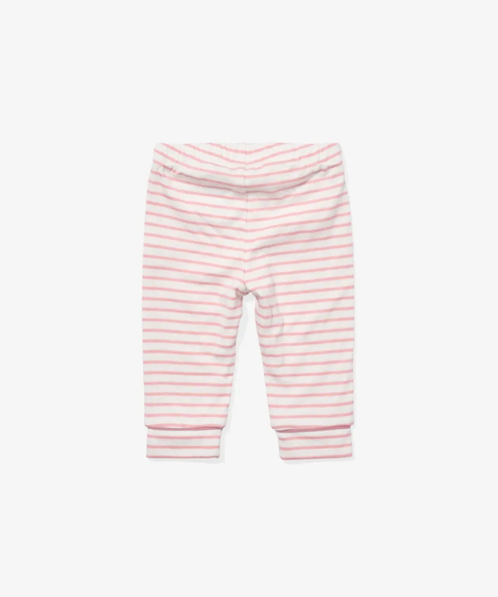 Andy Baby Legging in Dusty Rose Mini Stripe