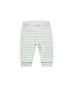 Andy Baby Legging in Dusty Seafoam Mini Stripe
