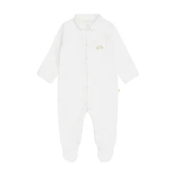 Angel Wing Sleepsuit With Mittens in White
