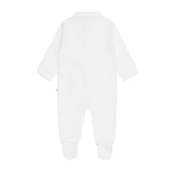 Angel Wing Sleepsuit With Mittens in White
