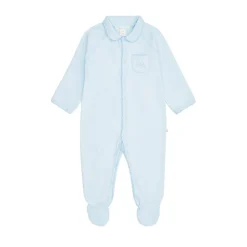 Angel Wing Sleepsuit With Mittens in Blue