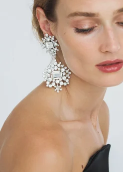 Angelica Earrings in Crystal