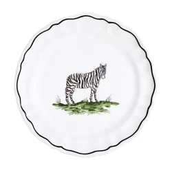 Animaux de la Savane Dessert/Side Plate, Zebra