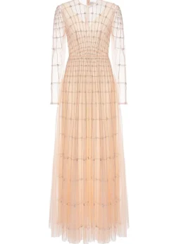Anissa Gown Nude Embellished Tulle