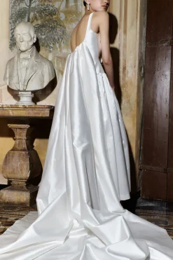 Ankle Length Drop Waist Gown | STYLE 108