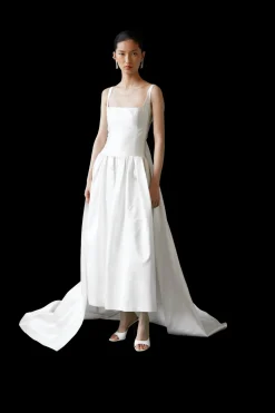 Ankle Length Drop Waist Gown | STYLE 108