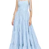 Anna Dress in Blue Gingham