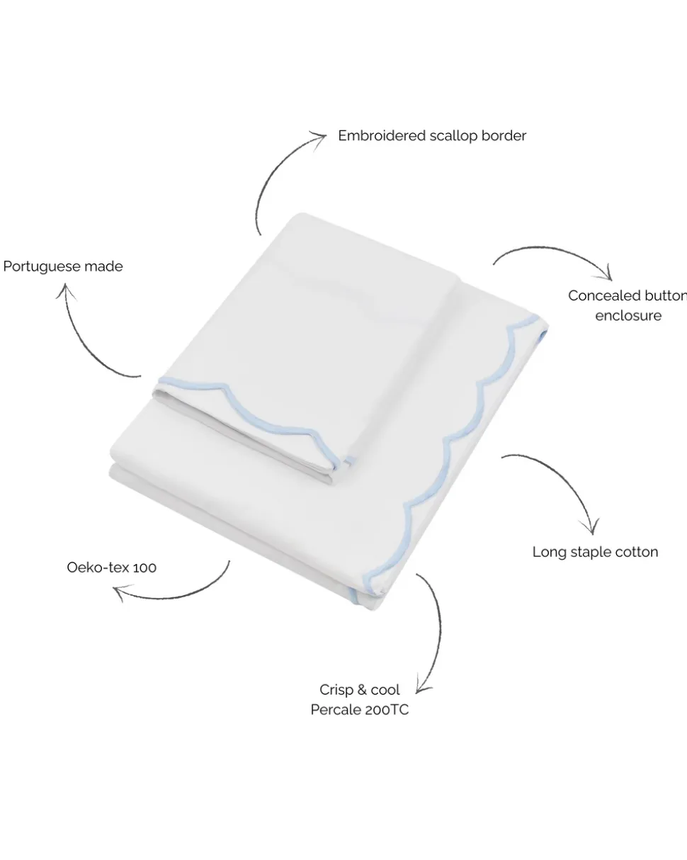 Annabelle Scalloped Bed Linen