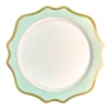 Anna's Palette Charger in Aqua Green