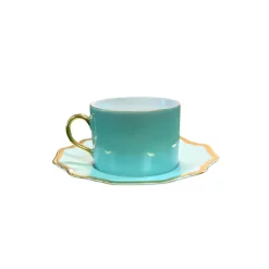 Anna's Palette Tea Cup in Aqua Green