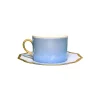Anna's Palette Tea Saucer in Sky Blue