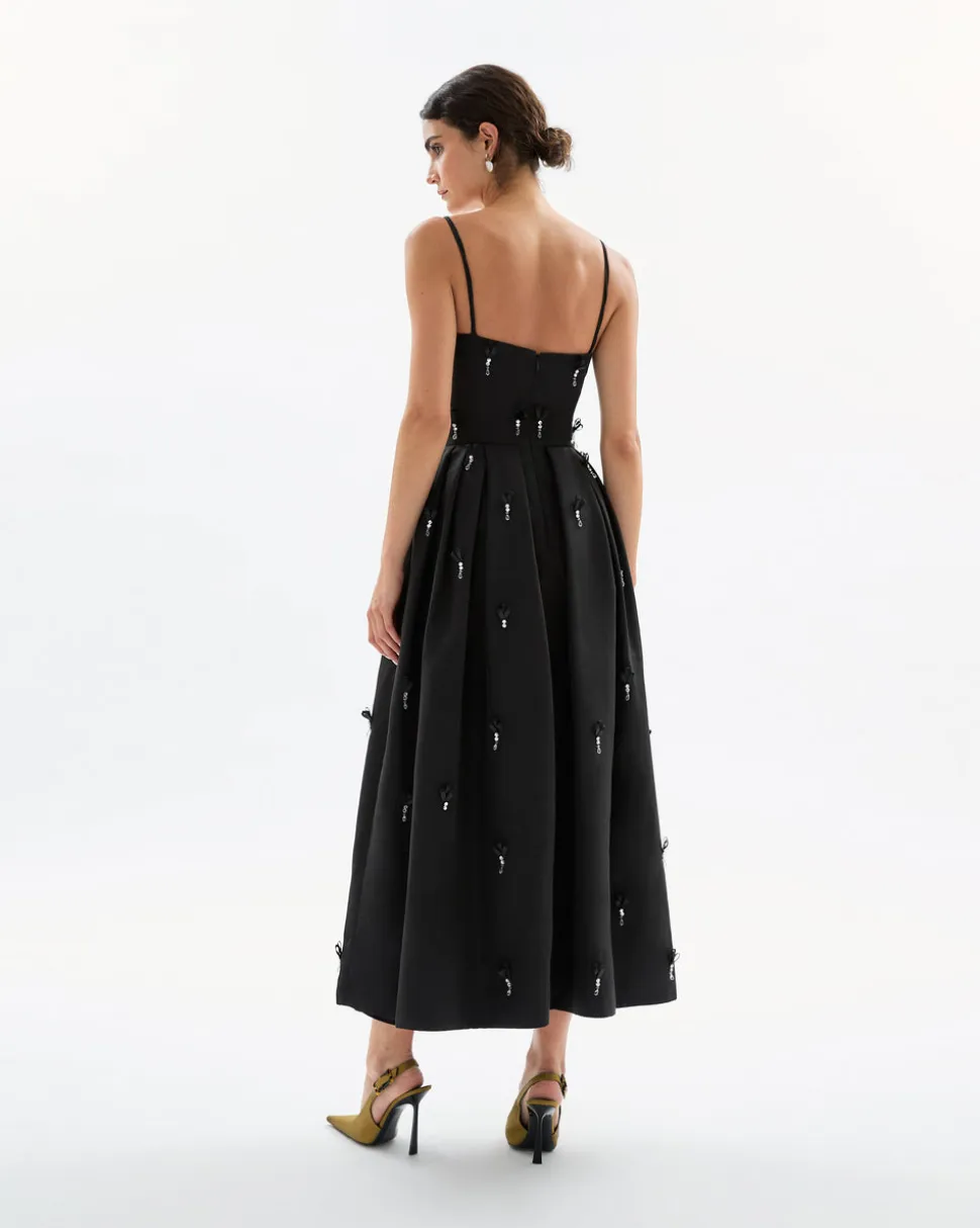 Annette Dress in Noir Multi