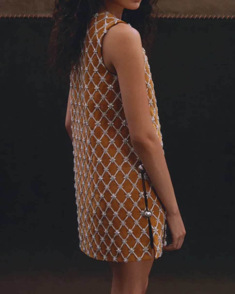 Annie Suede Mini Dress