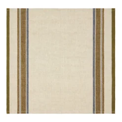 Antibes Napkin in Natural & Green, Set of 4