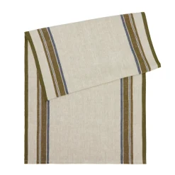 Antibes 20x72 Runner in Natural & Green