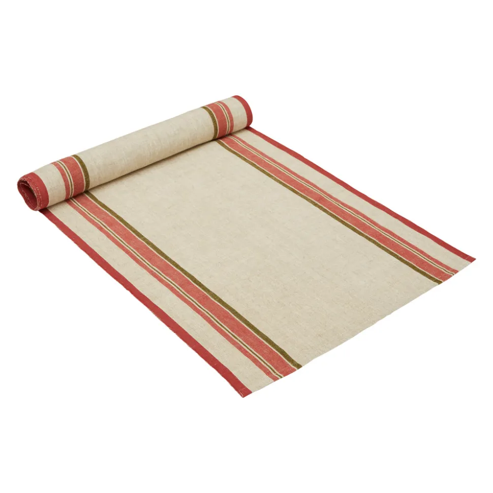 Antibes 20x72 Runner in Natural & Sherbert