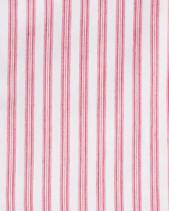 Antique Red Ticking Delphine Nightgown