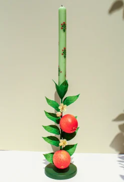 Apple Fruit Candle Holder