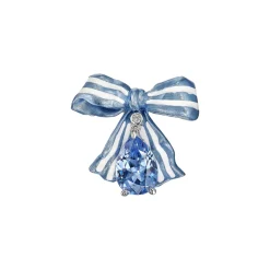 Aqua Bardot Bow Ring