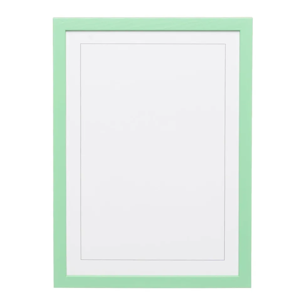 Arsenic Green Wood Picture Frame
