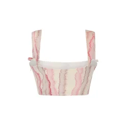 Arya Top in Multi Fil Coupe Stripe