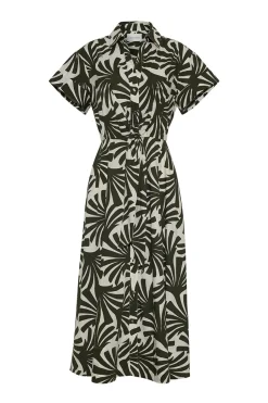 Asbury Dress in Cataline Olive