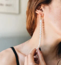 Ascending Pearl Earring