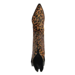 Ashley Hair Calf Bootie in Leopard