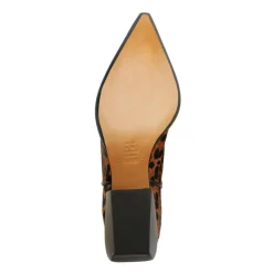 Ashley Hair Calf Bootie in Leopard