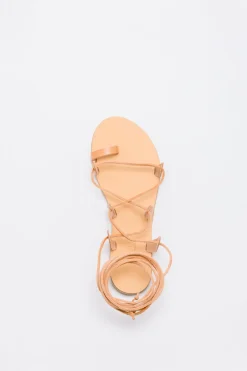 Athena Vegetable Tanned Leather Sandal