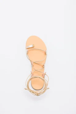 Athena Vegetable Tanned Leather Sandal