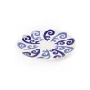 Athenee Two Tone Blue Peacock Charger Plate