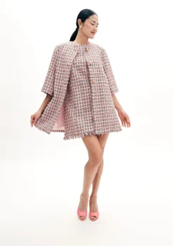 Audrey Coat in Eyelash Tweed