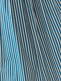 Aurora Dress in Navy Stripe