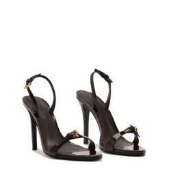 Aurora Sling Patent Sandal in Maplewood