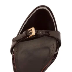 Aurora Sling Patent Sandal in Maplewood